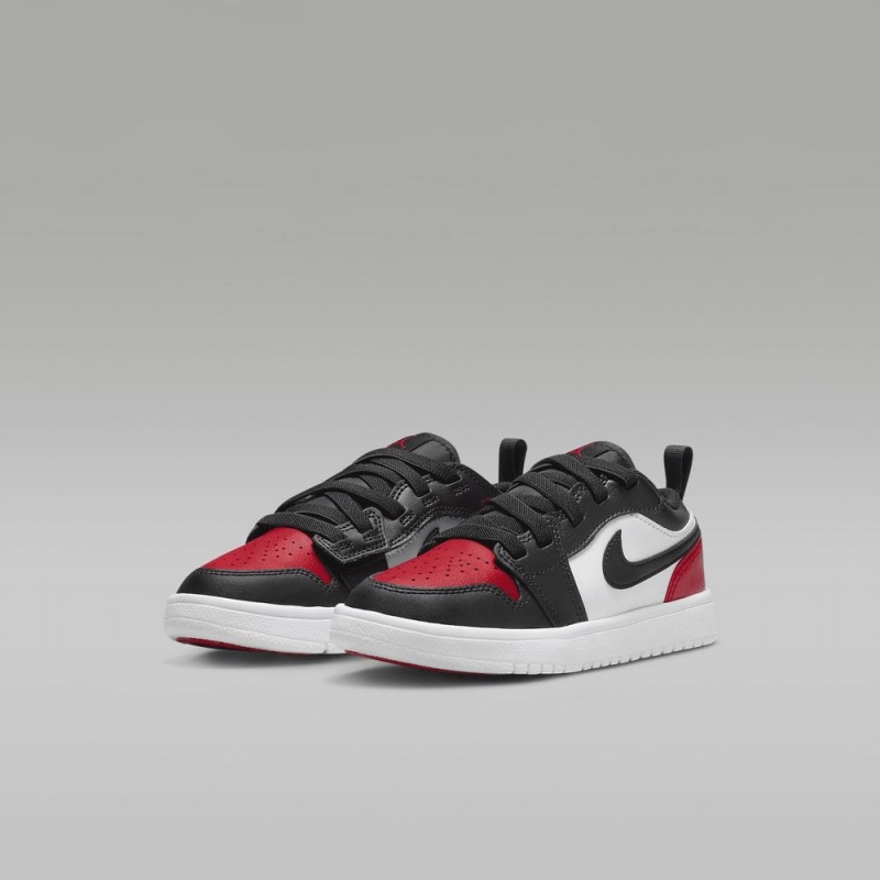 Nike Jordan 1 Low Alt Lasten Kengät Mustat Punainen Valkoinen | 465UEKLWF