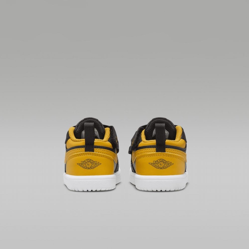 Nike Jordan 1 Low Alt Lasten Kengät Mustat Keltainen | 312ROJSNT