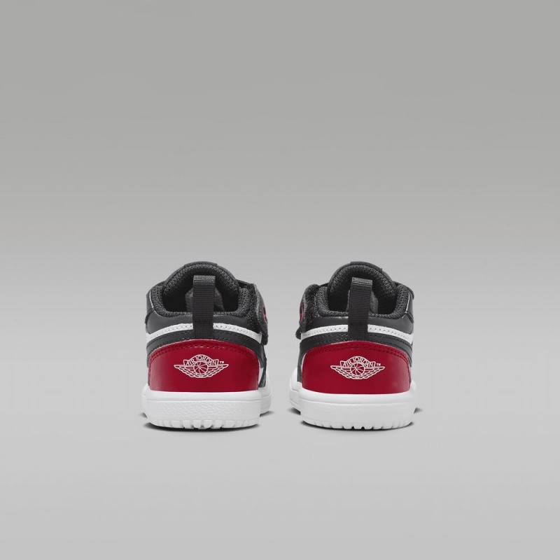 Nike Jordan 1 Low Alt Lasten Kengät Mustat Valkoinen Punainen | 608BTUWAE