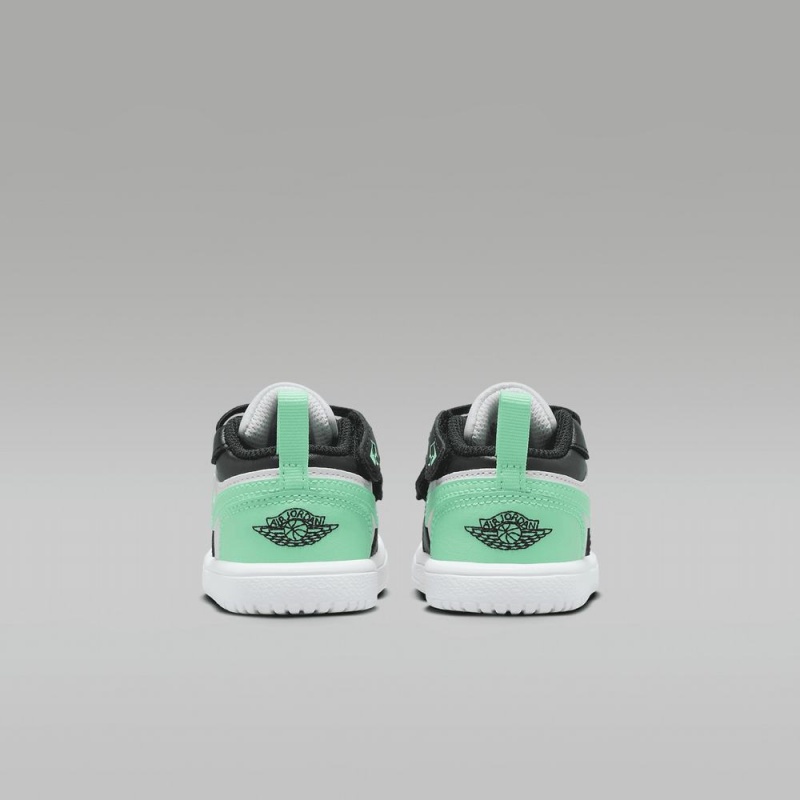 Nike Jordan 1 Low Alt Lasten Kengät Mustat Valkoinen Vihreä | 604UHXARP