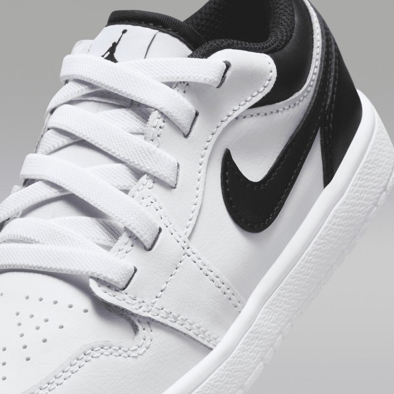 Nike Jordan 1 Low Alt Lasten Kengät Valkoinen Mustat | 923FNJMPO