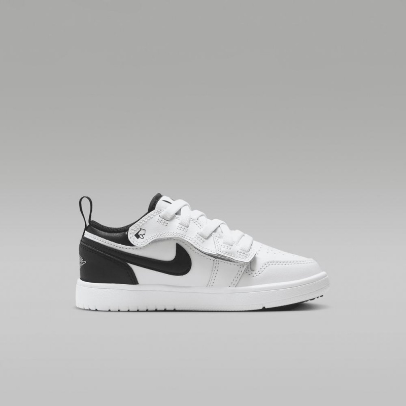 Nike Jordan 1 Low Alt Lasten Kengät Valkoinen Mustat | 923FNJMPO