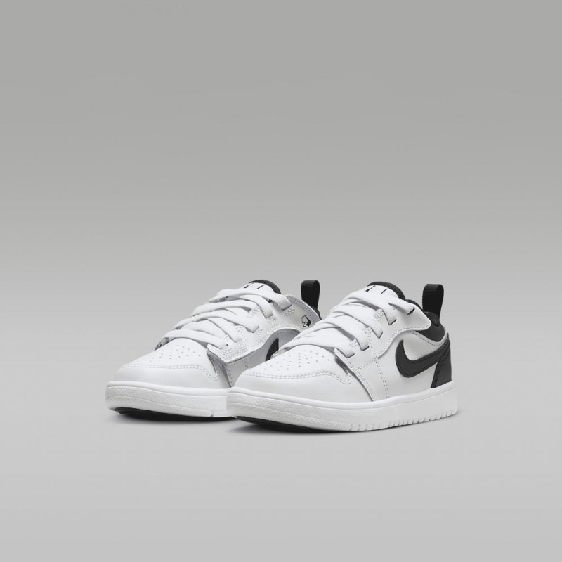 Nike Jordan 1 Low Alt Lasten Kengät Valkoinen Mustat | 923FNJMPO