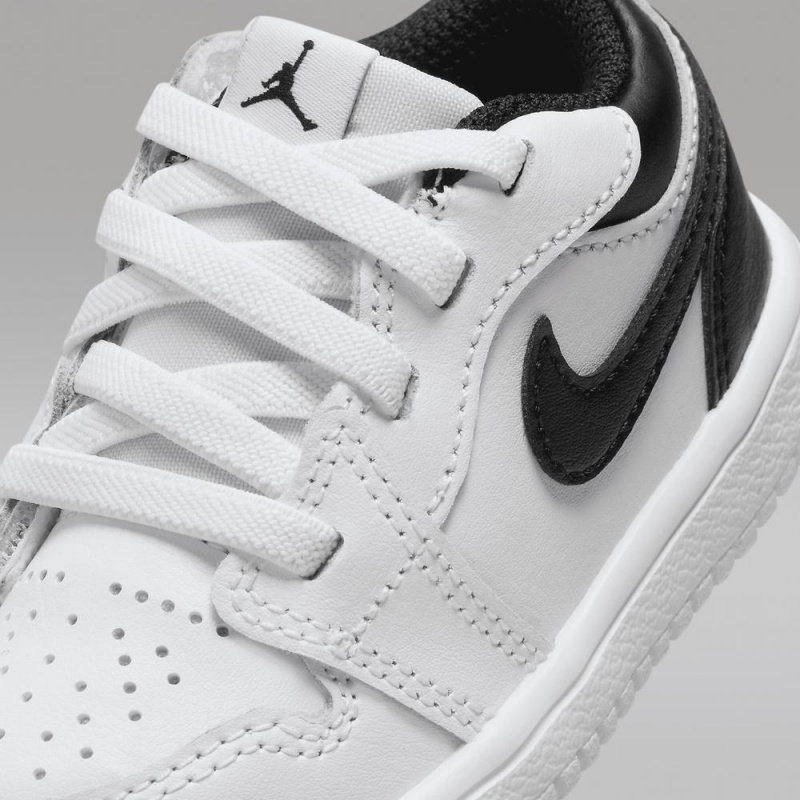 Nike Jordan 1 Low Alt Lasten Kengät Valkoinen Mustat | 167BDJCVY
