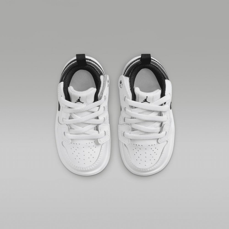 Nike Jordan 1 Low Alt Lasten Kengät Valkoinen Mustat | 167BDJCVY