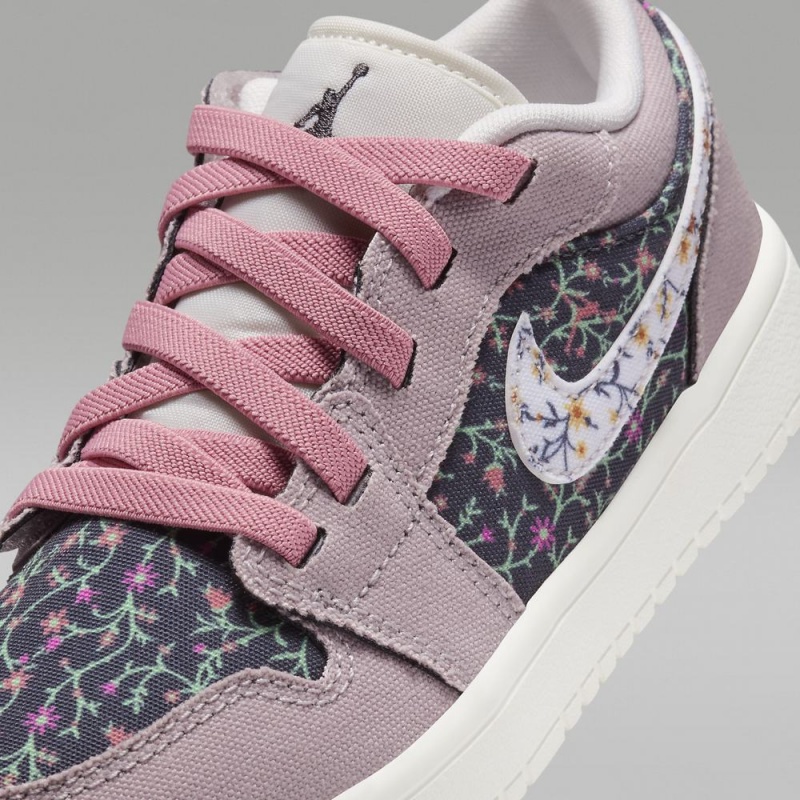 Nike Jordan 1 Low Alt SE Lasten Kengät Kukka Valkoinen Pinkki | 591JLWOXG