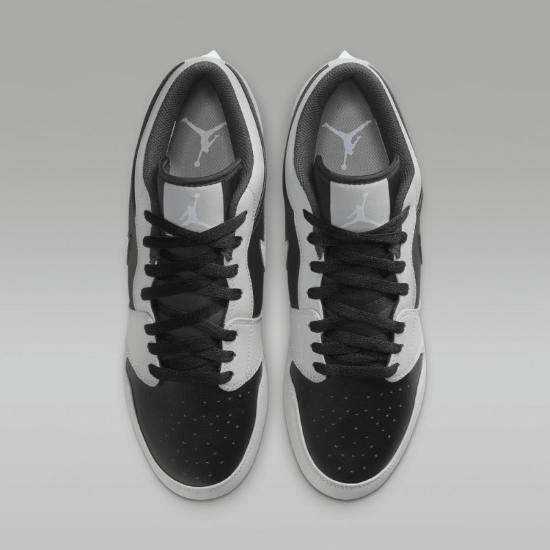 Nike Jordan 1 Low TD Miesten Kengät Mustat Vaaleanharmaat | 716KJTZYH