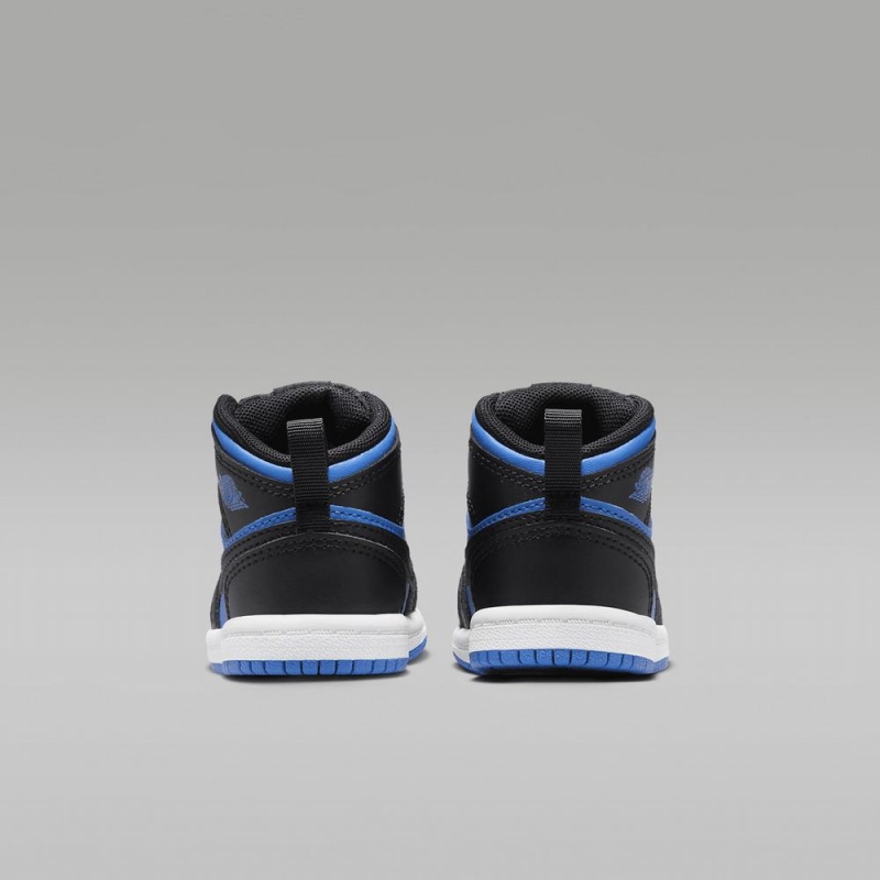 Nike Jordan 1 Mid Lasten Kengät Mustat Sininen | 961CKMNGF