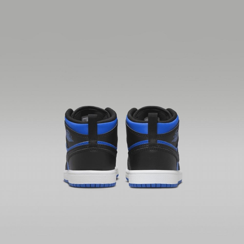Nike Jordan 1 Mid Lasten Kengät Sininen Mustat | 809ZYODRN