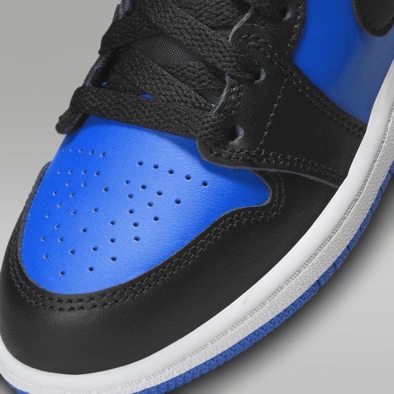 Nike Jordan 1 Mid Lasten Kengät Sininen Mustat | 809ZYODRN