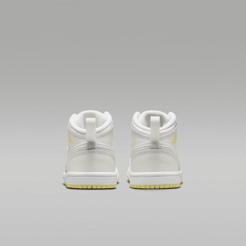 Nike Jordan 1 Mid Lasten Kengät Valkoinen | 732MNGIUW