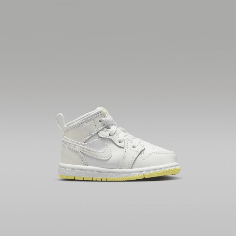 Nike Jordan 1 Mid Lasten Kengät Valkoinen | 732MNGIUW