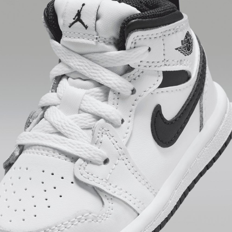Nike Jordan 1 Mid Lasten Kengät Valkoinen | 958CNXKEL
