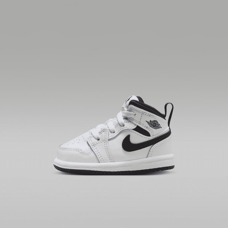 Nike Jordan 1 Mid Lasten Kengät Valkoinen | 958CNXKEL