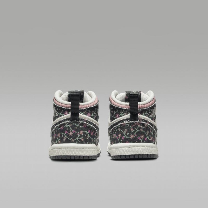 Nike Jordan 1 Mid SE Lasten Kengät Kukka Valkoinen Pinkki | 092LXRWUF