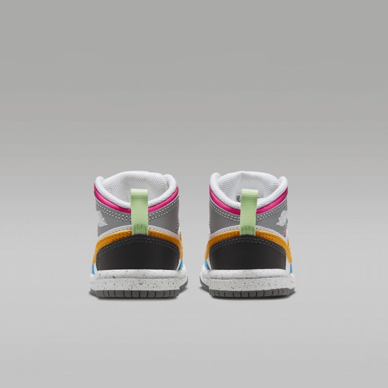 Nike Jordan 1 Mid SE Lasten Kengät Monivärinen | 678XJOZFW