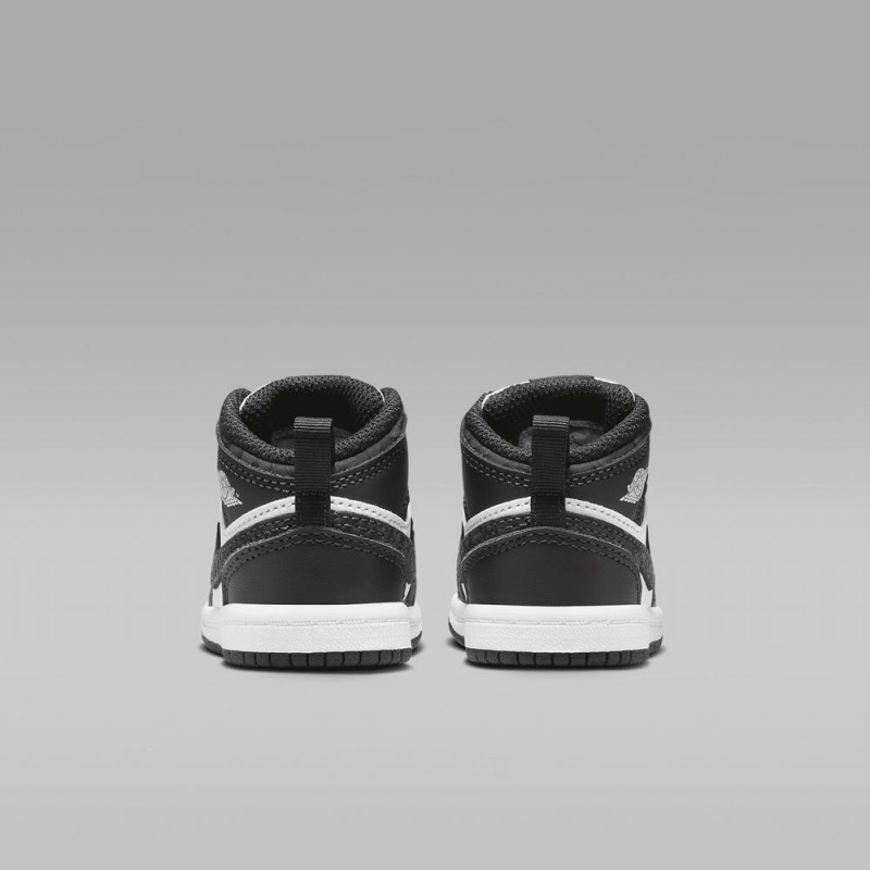 Nike Jordan 1 Mid SE Lasten Kengät Mustat Valkoinen | 824XOIUSW