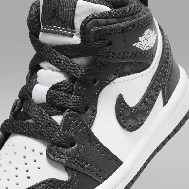 Nike Jordan 1 Mid SE Lasten Kengät Mustat Valkoinen | 824XOIUSW