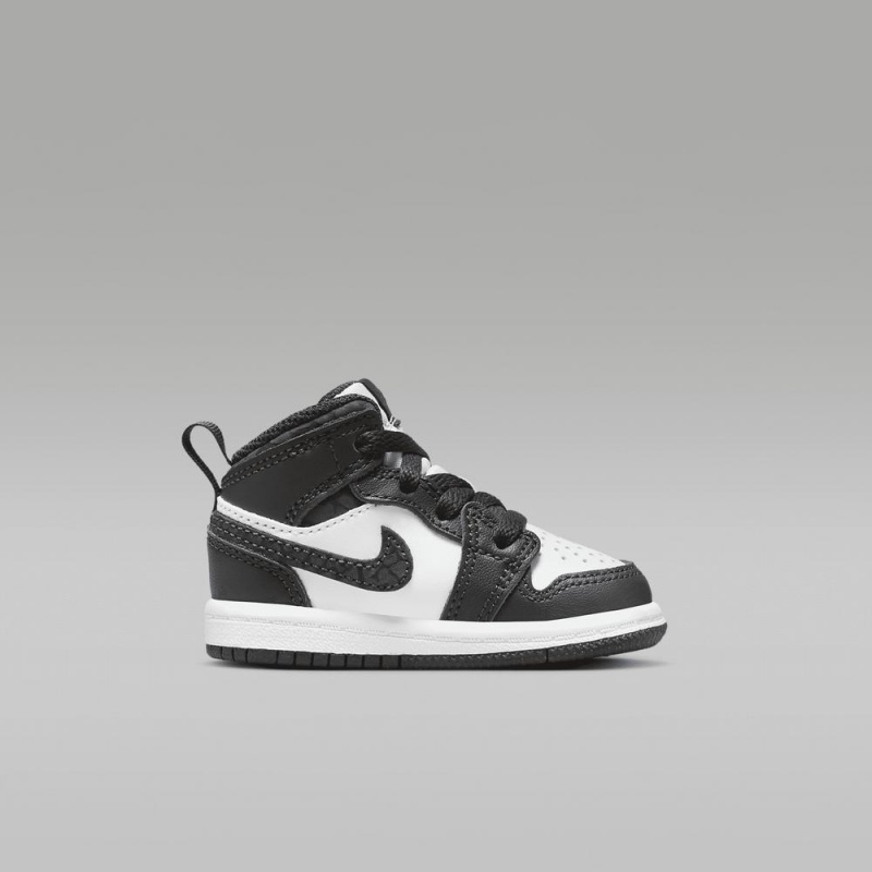 Nike Jordan 1 Mid SE Lasten Kengät Mustat Valkoinen | 824XOIUSW