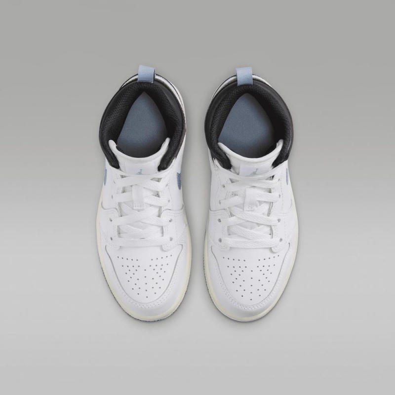 Nike Jordan 1 Mid SE Lasten Kengät Valkoinen Suklaa | 850ZAGHSV