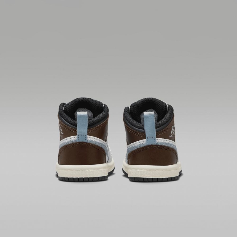 Nike Jordan 1 Mid SE Lasten Kengät Valkoinen Suklaa | 041FMHZIG