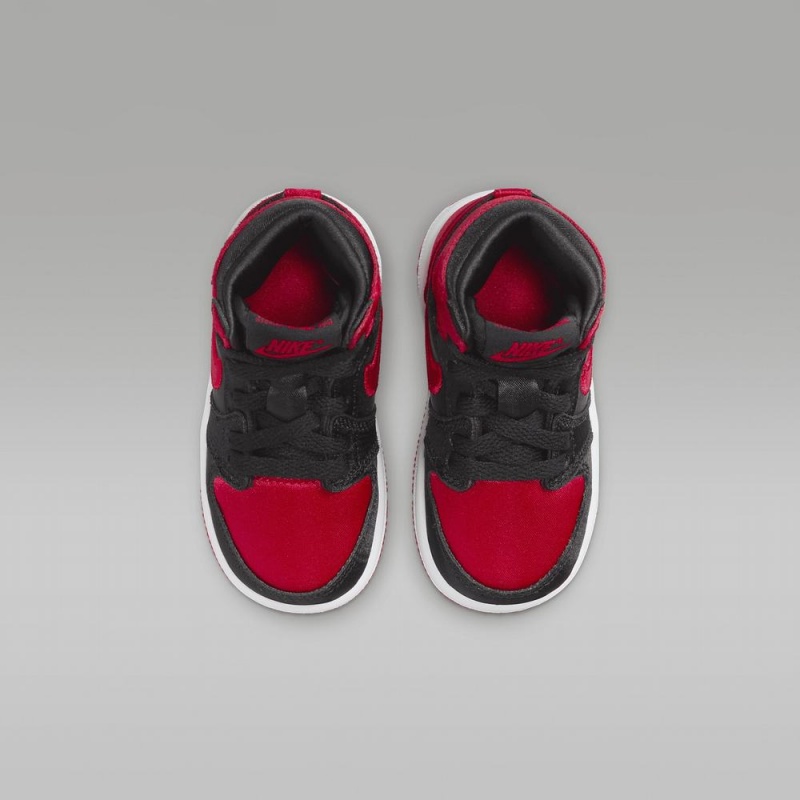 Nike Jordan 1 Retro High OG Lasten Kengät Punainen Mustat | 796NEQAHD