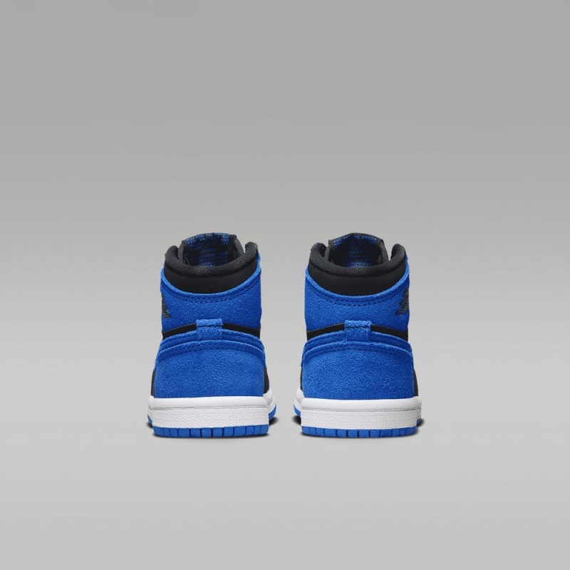 Nike Jordan 1 Retro High OG Lasten Kengät Mustat Valkoinen Kuninkaallinen Sininen Sininen | 283OMYHKP