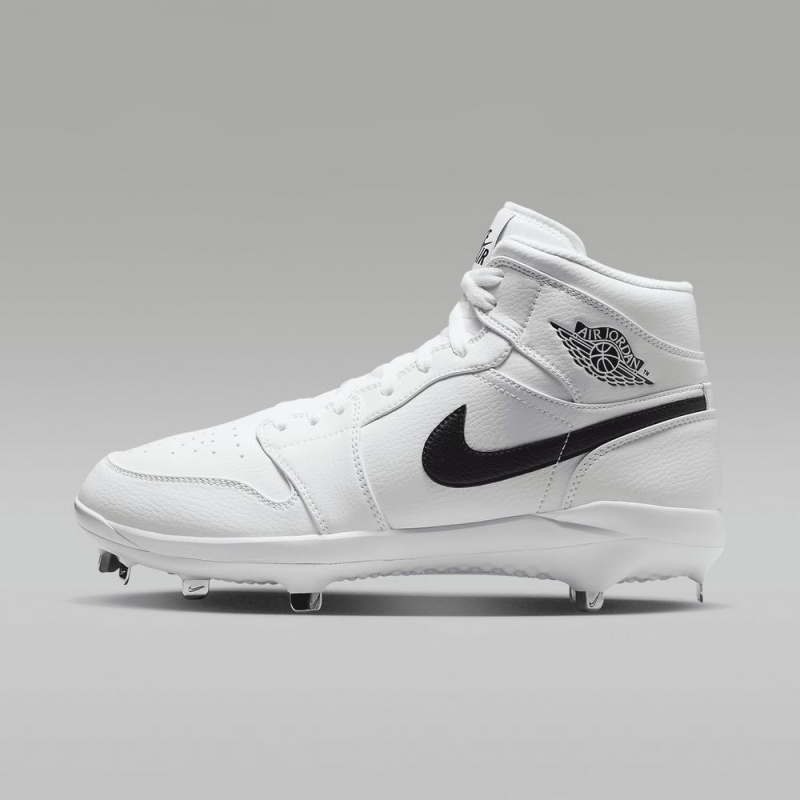 Nike Jordan 1 Retro Metal Miesten Kengät Valkoinen Mustat | 417AWEVID