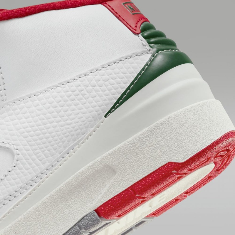 Nike Jordan 2 Retro Lasten Kengät Valkoinen Punainen | 417FXKLTP