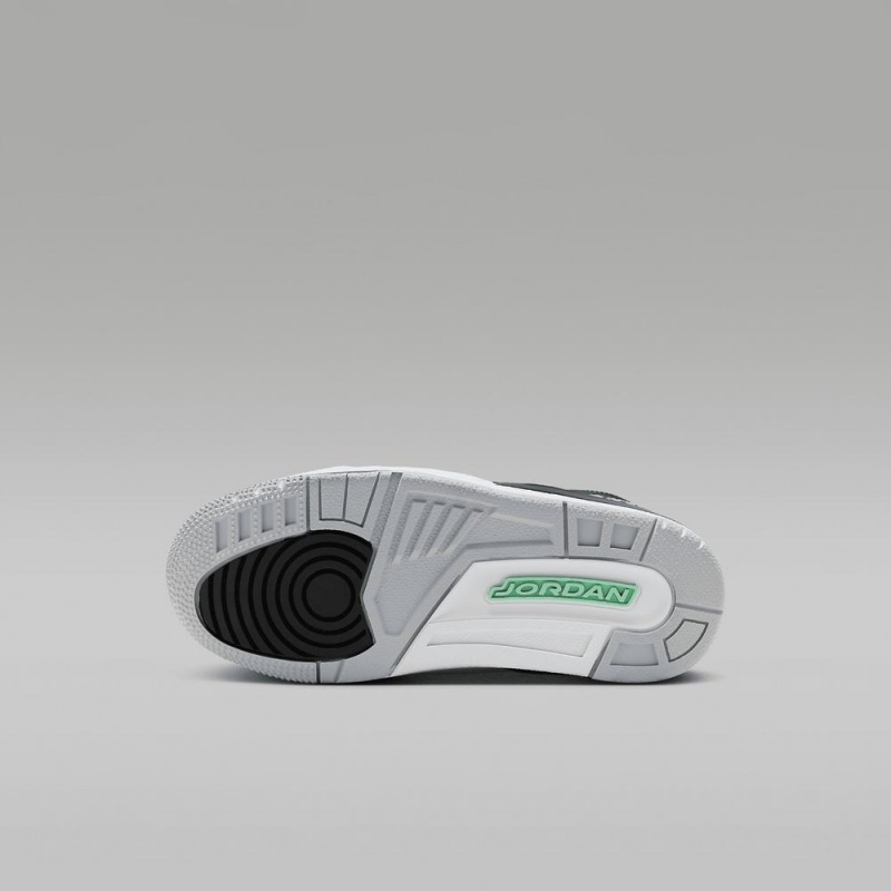 Nike Jordan 3 Retro Lasten Kengät Mustat Harmaat Valkoinen Vihreä | 123WREPDU