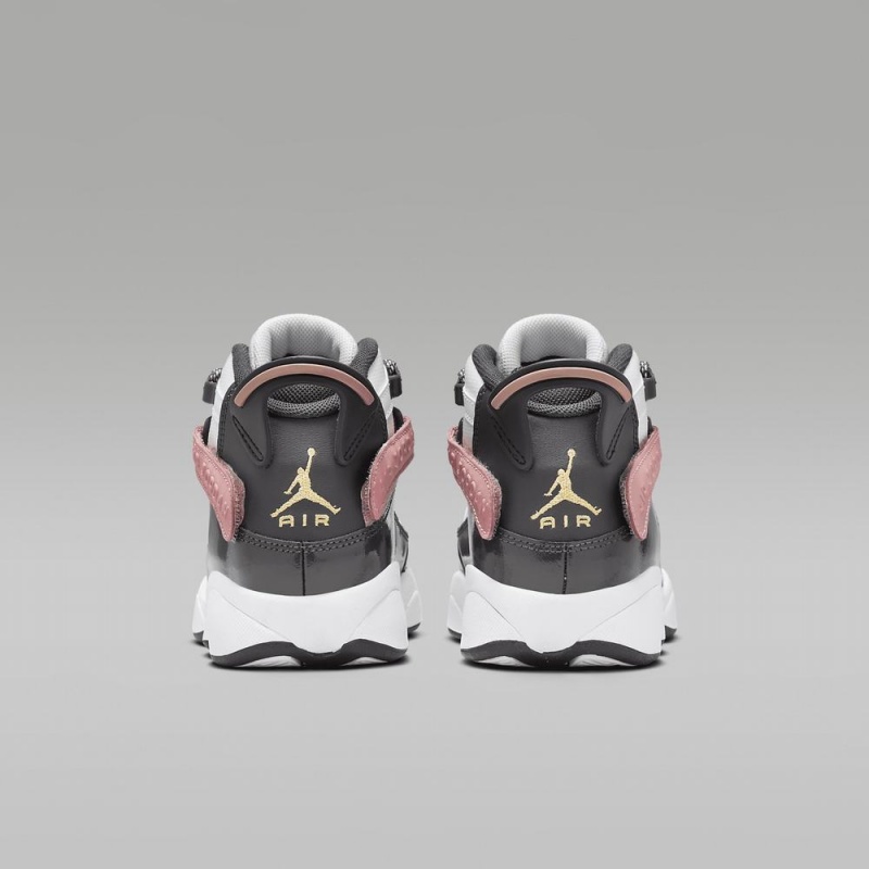 Nike Jordan 6 Rings Lasten Kengät Mustat Valkoinen Pinkki | 527ATYDMU