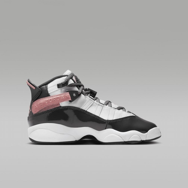 Nike Jordan 6 Rings Lasten Kengät Mustat Valkoinen Pinkki | 527ATYDMU