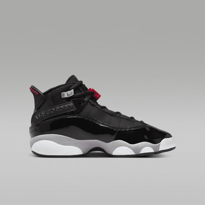 Nike Jordan 6 Rings Lasten Kengät Mustat Valkoinen Punainen | 940AORTWH
