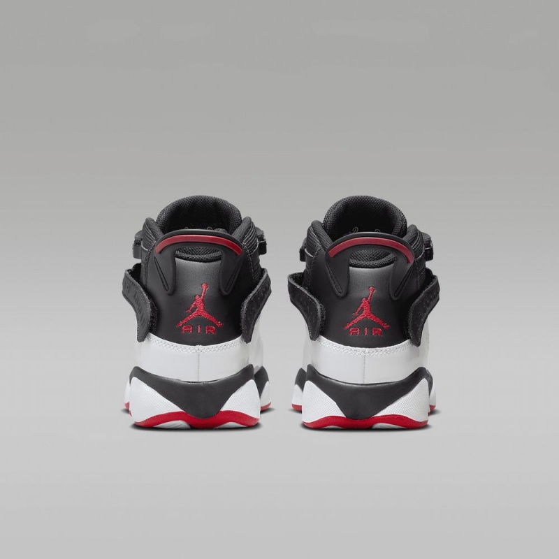 Nike Jordan 6 Rings Lasten Kengät Mustat Valkoinen Punainen | 793LBVSOD