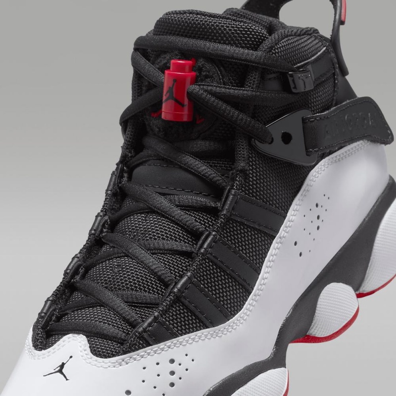 Nike Jordan 6 Rings Lasten Kengät Mustat Valkoinen Punainen | 793LBVSOD