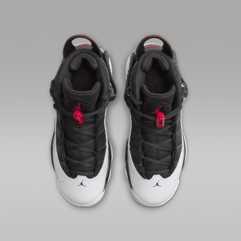 Nike Jordan 6 Rings Lasten Kengät Mustat Valkoinen Punainen | 793LBVSOD