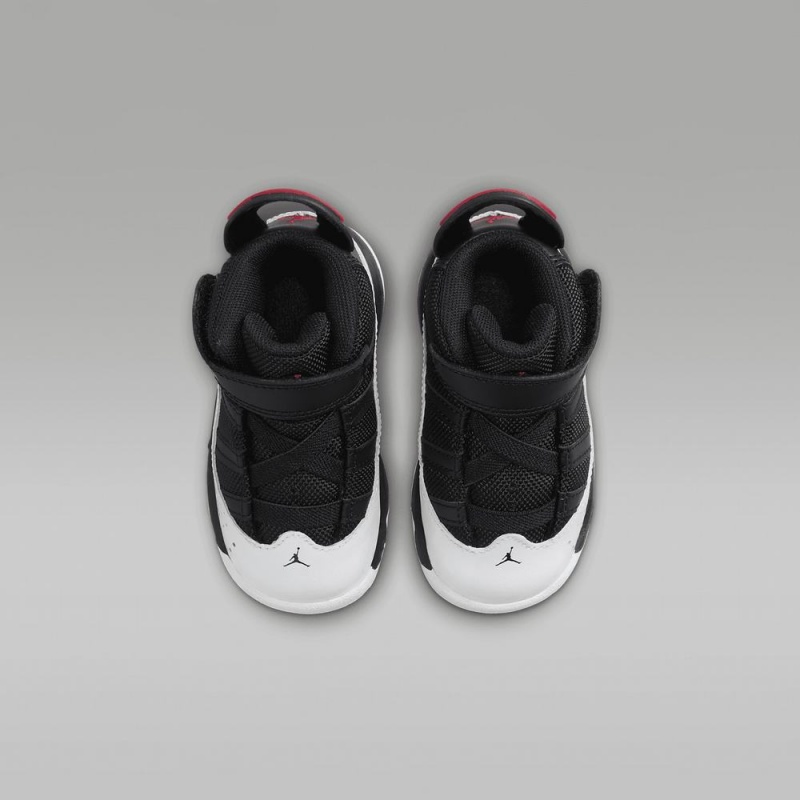 Nike Jordan 6 Rings Lasten Kengät Mustat Valkoinen Punainen | 753UDPHNS