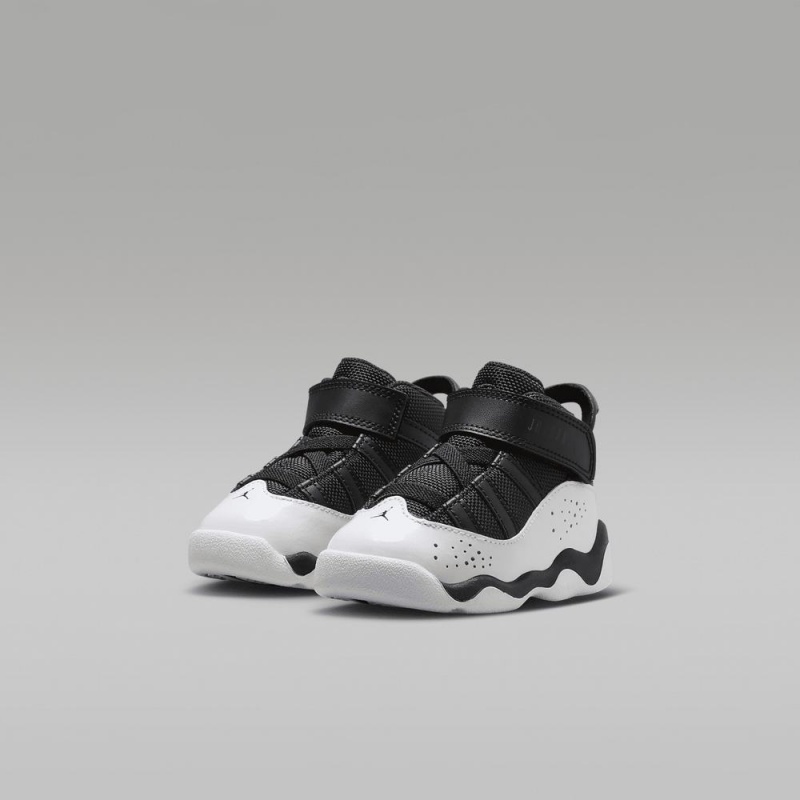 Nike Jordan 6 Rings Lasten Kengät Mustat Valkoinen Punainen | 753UDPHNS