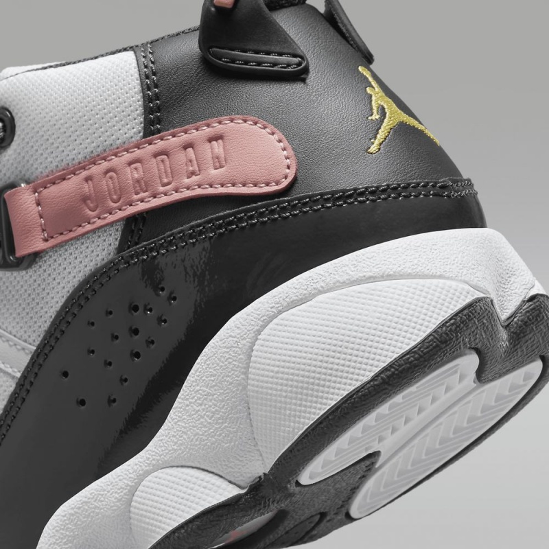 Nike Jordan 6 Rings Lasten Kengät Valkoinen Punainen Vihreä Tummanharmaat | 124PHWOLD