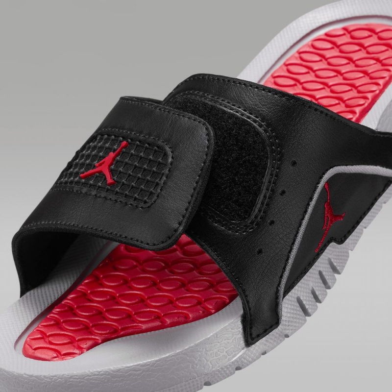 Nike Jordan Hydro 4 Retro Lasten Kengät Mustat Punainen Harmaat | 158OMJGCR