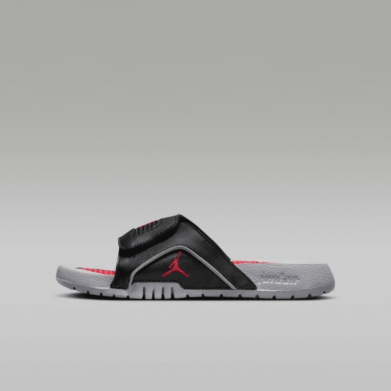 Nike Jordan Hydro 4 Retro Lasten Kengät Mustat Punainen Harmaat | 158OMJGCR