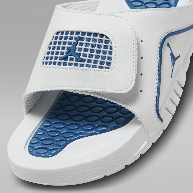 Nike Jordan Hydro 4 Retro Lasten Kengät Valkoinen Sininen | 157HJFKMP