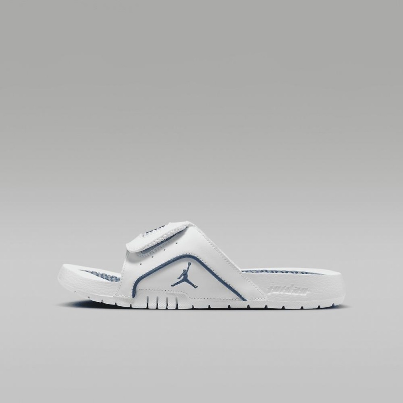 Nike Jordan Hydro 4 Retro Lasten Kengät Valkoinen Sininen | 157HJFKMP