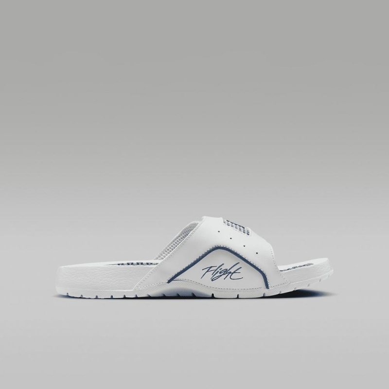 Nike Jordan Hydro 4 Retro Lasten Kengät Valkoinen Sininen | 157HJFKMP