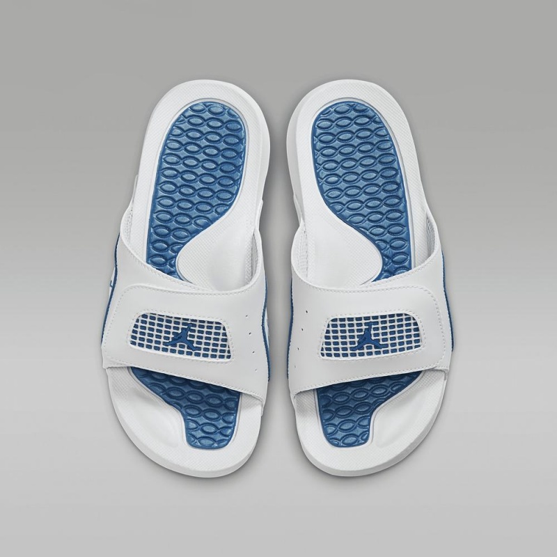 Nike Jordan Hydro 4 Retro Lasten Kengät Valkoinen Sininen | 157HJFKMP