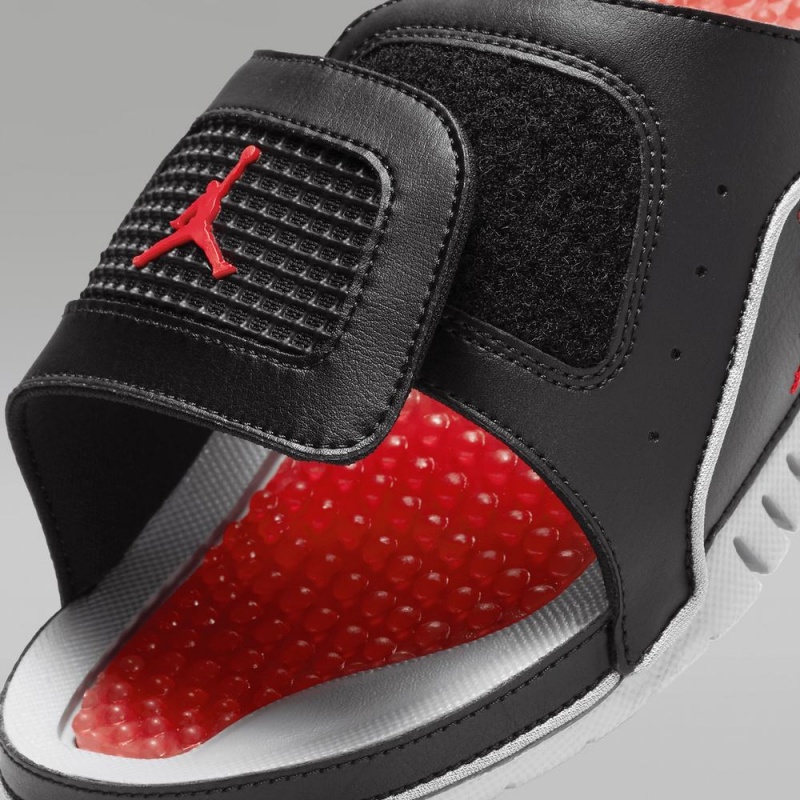 Nike Jordan Hydro 4 Retro Miesten Kengät Mustat Harmaat Punainen | 068XMEDKZ