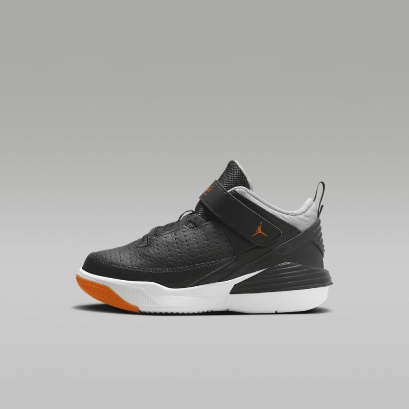 Nike Jordan Max Aura 5 Lasten Kengät Mustat Harmaat Valkoinen Oranssi | 049EHMXLR