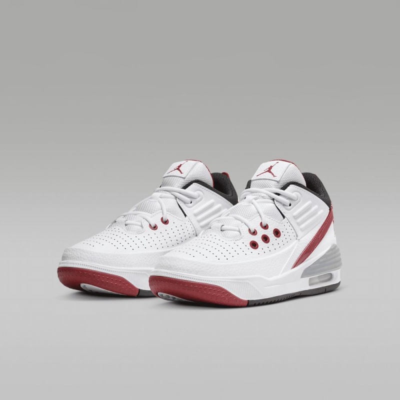 Nike Jordan Max Aura 5 Lasten Kengät Valkoinen Punainen | 054CPKZQJ