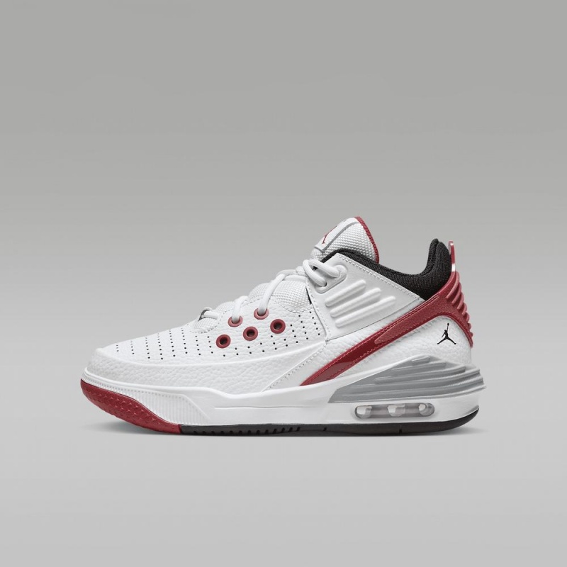 Nike Jordan Max Aura 5 Lasten Kengät Valkoinen Punainen | 054CPKZQJ