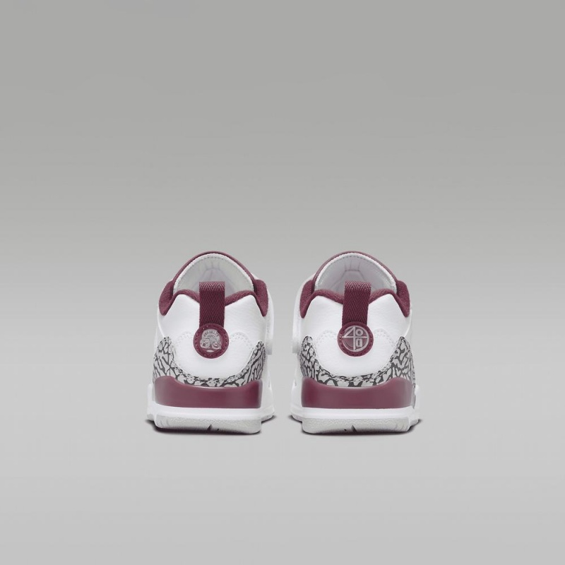 Nike Jordan Spizike Low Lasten Kengät Valkoinen Harmaat Tummanharmaat Punainen | 265VIQHPK